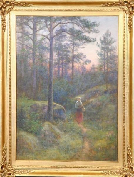 Landskap, Signerad Severin Nilsson - view 1