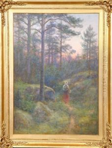 Landskap, Signerad Severin Nilsson by Severin Nilson