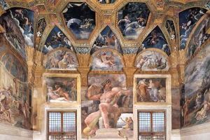 View of the Sala di Psyche (west wall)