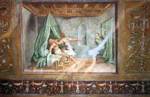 Tarquin and Lucretia by Giulio Romano (Orbetto)
