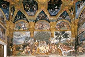 View of the Sala di Psyche (south wall)