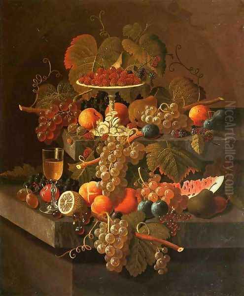 Still Life with Grapes and Fruit - view 1
