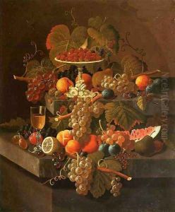 Still Life with Grapes and Fruit