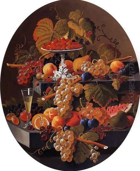 Still Life with Fruit on a Ledge - view 1