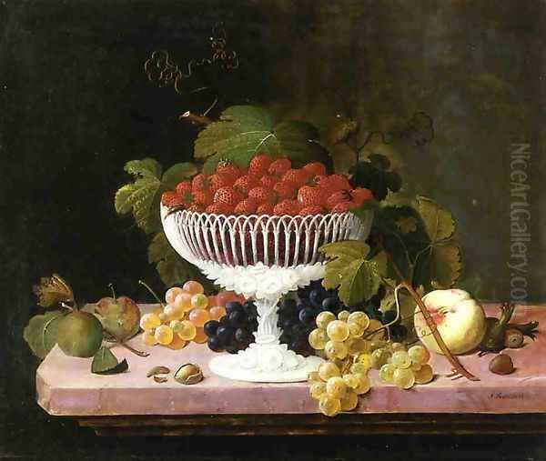 Strawberries and Porcelain - view 1