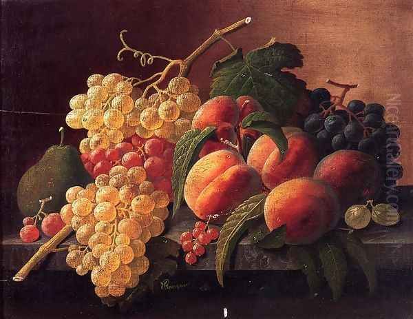 Still Life with Peaches, Grapes and a Pear - view 1