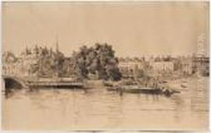 La Seine Au Bout De L'ile Saint-louis La Seine Au Bout De L'ile Saint-louis