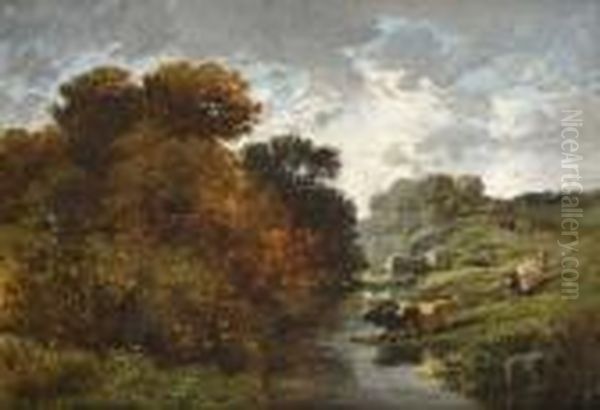 Vaches A La Riviere - view 1