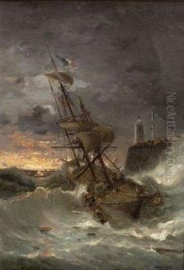 Bateau Dans La Tempete