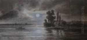 Effet De Lune Sur L'etang Effet De Lune Sur L'etang