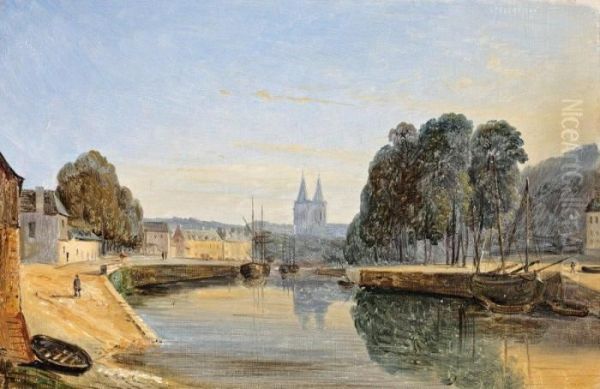 Vue Des Quais De L'odet A Quimper - view 1