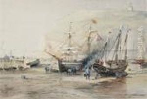 Le Port De Fecamp by Jules Achille-Noel