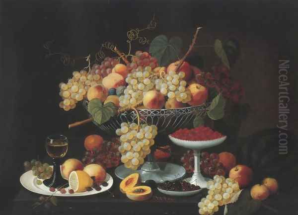 Still Life With Fruit 1850 - view 1