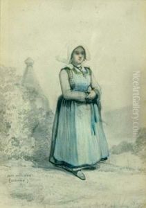Paysanne Bretonne by Jules Achille-Noel