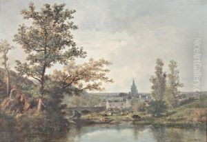 Paysage by Jules Achille-Noel