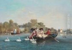 La Genouillere A Bougival (vers 1865 - 1867)