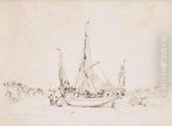Bateau Echoue Sur La Plage Du Treport - view 1