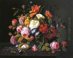 Still Life with Birds Nest 1855