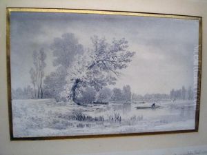 Les Bords De La Loire by Jules Achille-Noel