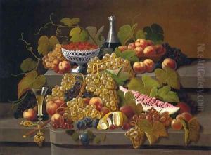 Still Life with Fruit Date unknown 8 by Severin Roesen
