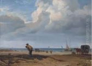 The Beach At Trouville