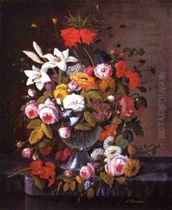 Still Life with Flowers Date unknown 3 by Severin Roesen