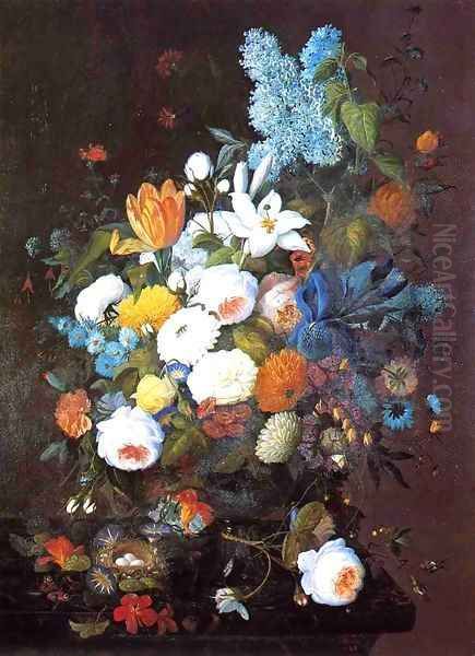 Still Life with Flowers 1848 - view 1