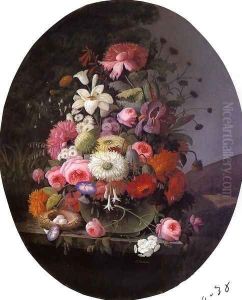 Still Life with Flowers Date unknown by Severin Roesen