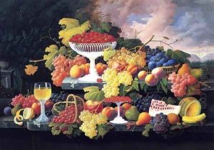 Still Life with Fruit Date unknown 2 by Severin Roesen