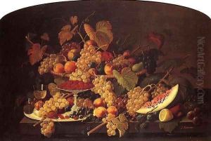 Still Life with Fruit Date unknown 4 by Severin Roesen