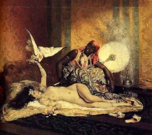 Odalisque (La Sultane) by Ferdinand Victor Leon Roybet