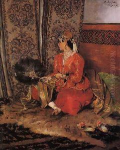 The Algerian Beauty by Ferdinand Victor Leon Roybet