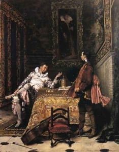 An Unexpected Guest by Ferdinand Victor Leon Roybet