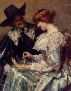 The Present by Ferdinand Victor Leon Roybet