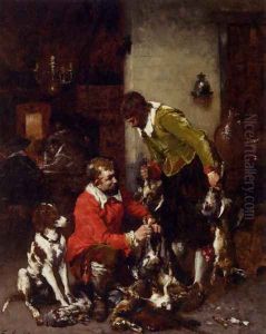 Return From The Shoot by Ferdinand Victor Leon Roybet