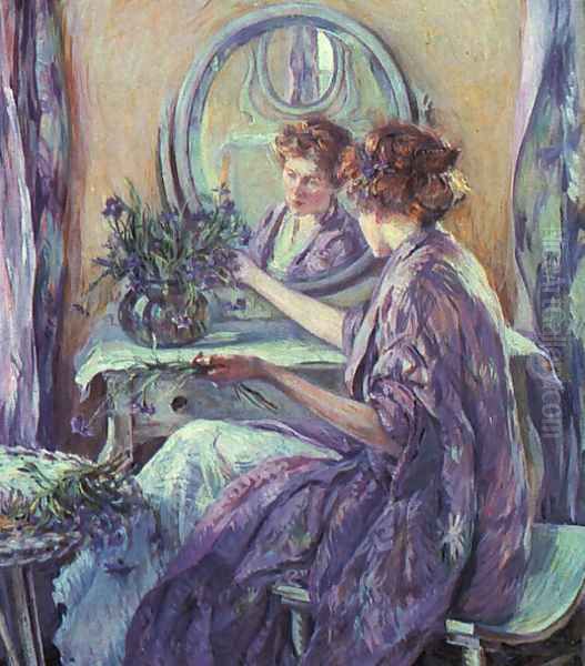 The Violet Kimono 1910 by Robert Reid