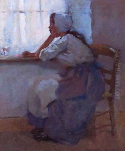 Girl at the Window by Robert Reid