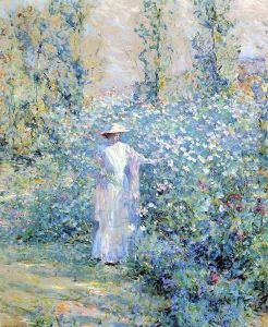 In the Flower Garden by Robert Reid