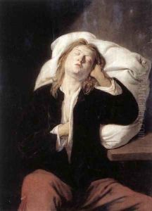 Man Sleeping c. 1649 by David The Younger Ryckaert