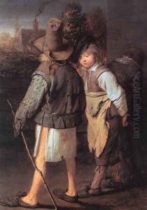 In the Village by David The Younger Ryckaert