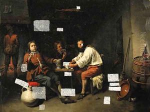 A gentleman drinking in an inn