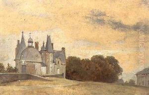 The Chateau des Rochers near Vitre, 1831-1832 by Theodore Rousseau