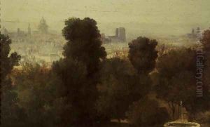Paris seen from the Heights of Belleville, c.1830 by Theodore Rousseau