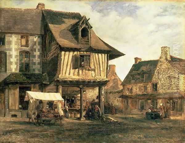 Market Place in Normandy, c.1832 - view 1