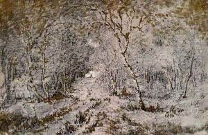 Allee Sous Bois by Theodore Rousseau