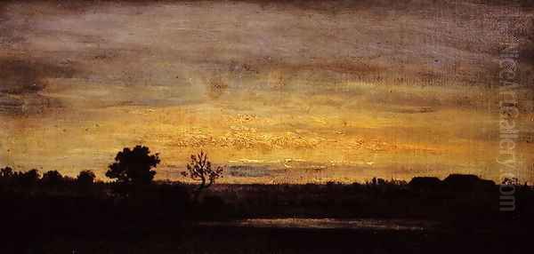 Dusk in Sologne - view 1