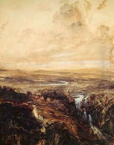 Vallee d'Avergne by Theodore Rousseau