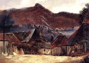 Cottages in the Jura 1834 by Theodore Rousseau