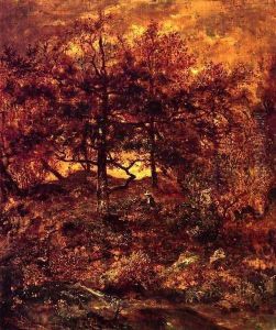 Fall at the Jean-du-Paris, in the Forest of Fontainebleau 1846 by Theodore Rousseau