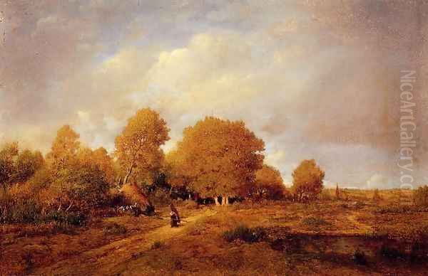 Woman Carrying Wood 1860 - view 1